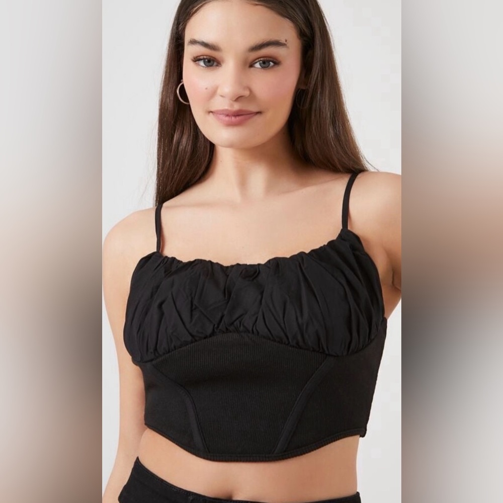 Forever 21 Black Crop Top